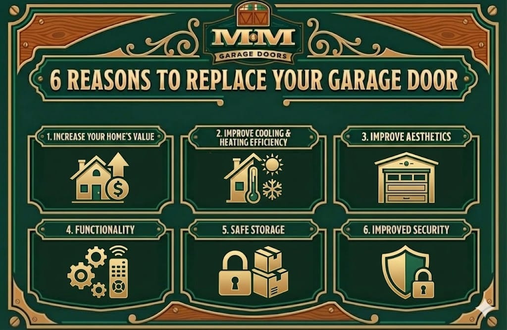 6 Reasons to Replace Your Garage Door