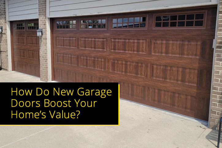 New Garage Doors Boosting the Home Value