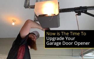 Garage Door Technician Installing Garage Door Opener