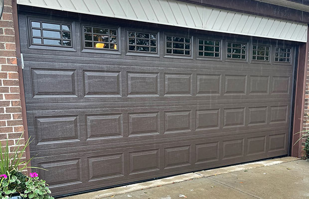Closeup of Garage Doors in Cedar Springs MI