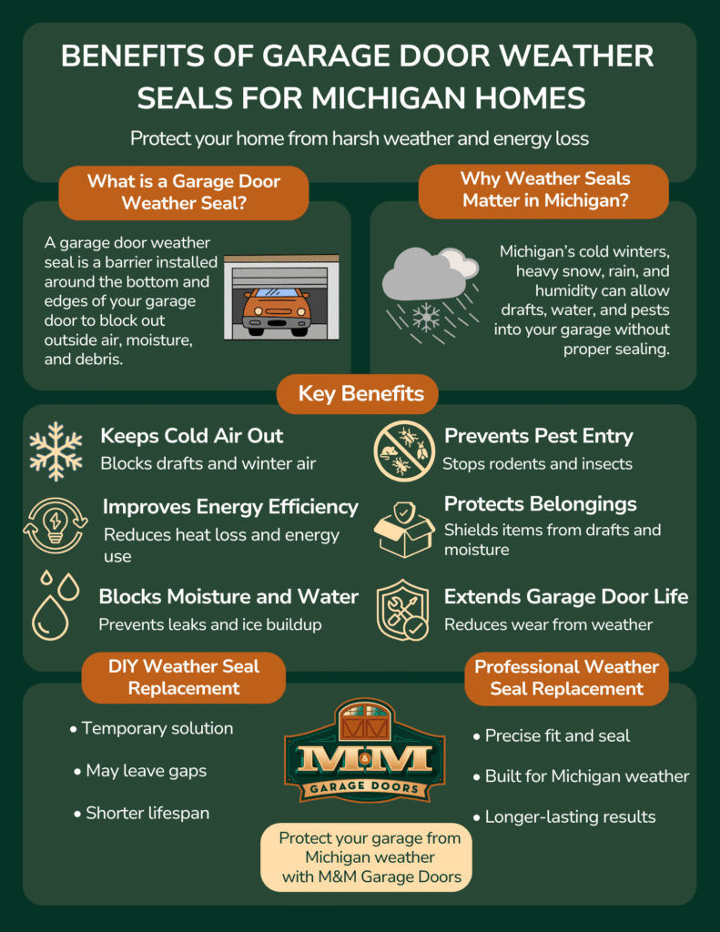 Benefits of Garage Door Weather Seal for Homes in Michigan